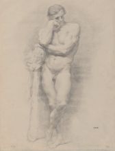Pompeo Batoni, Moški akt, 1764