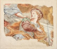 Giulio Quaglio (Laino, 1668−1751) Kranjska (Carniola) (fragment), 1703