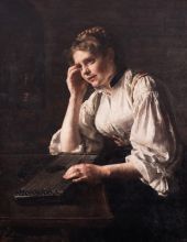 Ivana Kobilca, Citrarica, (ok. 1887)