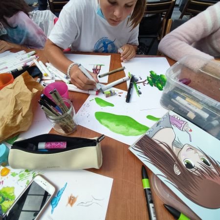 Manga počitniške delavnice za mlade 12+