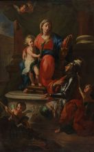 Martino Altomonte, Marija z Jezusom in sv. Jurijem, 1727