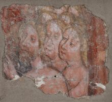 Neznani slikar (goriško-furlanska delavnica), Fragment s prizorom Kristusa v predpeklu, (zač. 15. stol.)