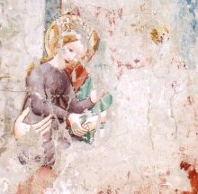 Mojster Bolfgang, Sv. Ana Samotretja (detajl), 1453