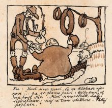 Hinko Smrekar, Domžalska klobasa. Skice po naravi, (ok. 1911)