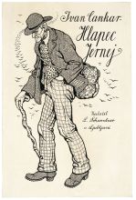 Hinko Smrekar, Osnutek naslovnice za knjigo Hlapec Jernej Ivana Cankarja, (1907)