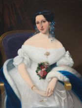 Mihael Stroj, Luiza Pesjak, rojena Crobath, (pred 1848)