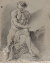 Moški akt (Paris), po Schmutzerju, (1775/1776)