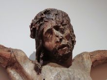Križani iz Dramelj – Kristusov obraz en face