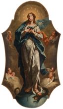 Valentin Metzinger (Saint-Avold, 1699 − Ljubljana, 1759), Brezmadežna, (ok. 1738)