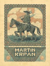 Hinko Smrekar, Ilustracija za povest Martin Krpan z vrha Frana Levstika, (1917), Knjižnica Mirana Jarca Novo mesto