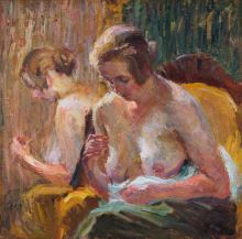 Dama ob ogledalu, (1920–1924)