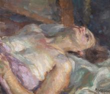 Študija speče žene, (1927–1930)