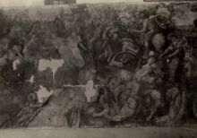 Matej Sternen, Bitka med Trojanci in Latinci, pred restavriranjem, 1926/1927