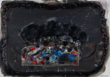 Ivo Prančič, Brez naslova, 2014, olje, papir