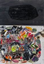 Ivo Prančič, Brez naslova, 2018–2019, olje, papir